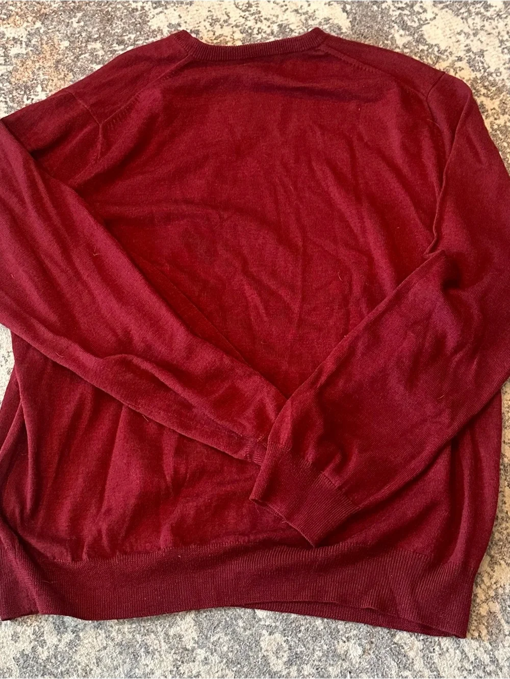 NWT J.Crew Men’s Italian Merino Wool V Neck Sweater-size XXL